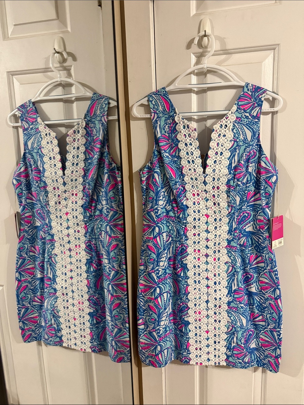 Lilly Pulitzer Target collection Blue & Pink Floral Sleeveless Dress